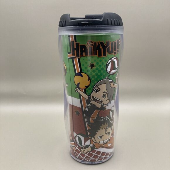 Haikyu!! Soccer Travel Anime Cup Tumbler W/ Lid H. Furudate / Shueisha Haikyuu - Picture 1 of 9